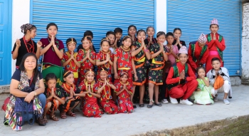 group at festival program